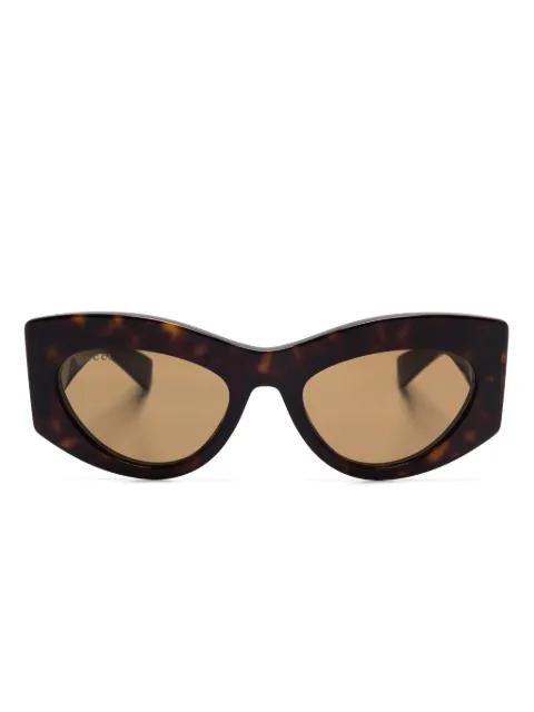 cat eye-frame sunglasses by GUCCI