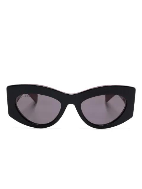 cat eye-frame sunglasses by GUCCI