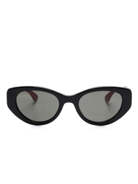 cat eye-frame sunglasses by GUCCI