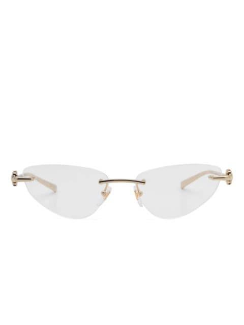 cat-eye glasses by GUCCI