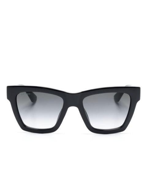 cat-eye gradient sunglasses by GUCCI