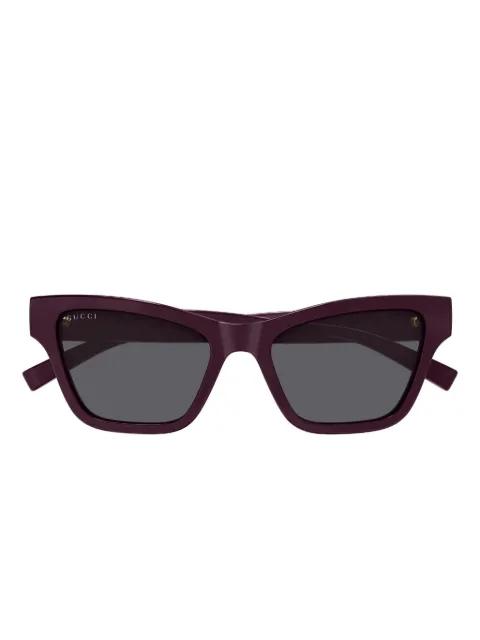 cat-eye stripe sunglasses by GUCCI