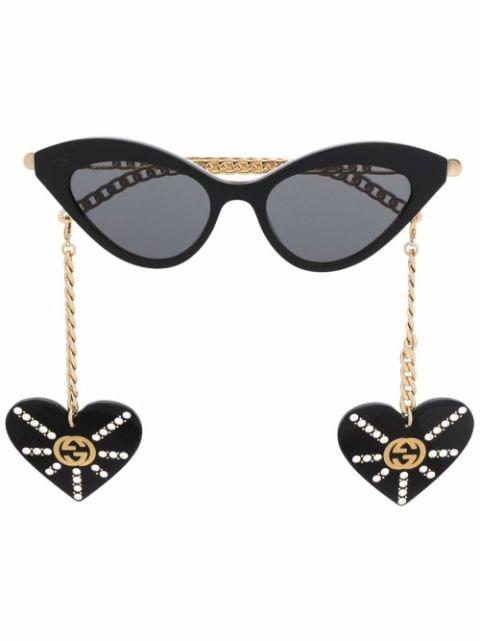 cat-eye tinted sunglasses by GUCCI