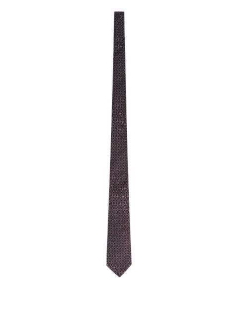 crossbit pattern tie by GUCCI