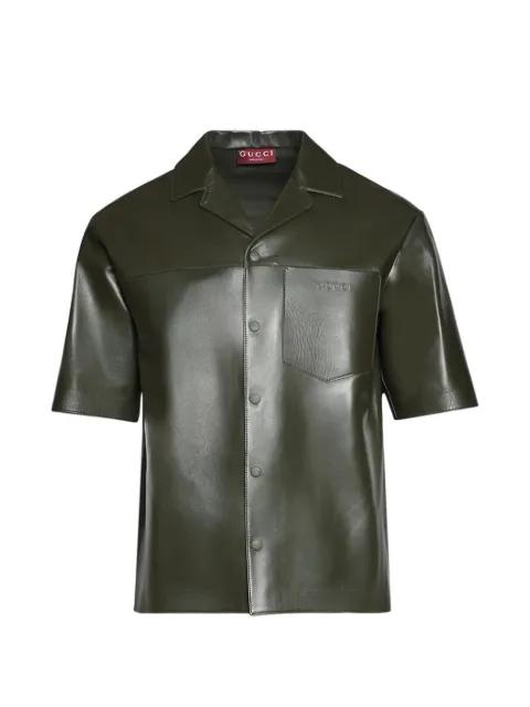 embossed pocket shirt by GUCCI