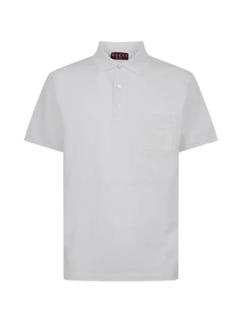 embroidered polo-shirt by GUCCI