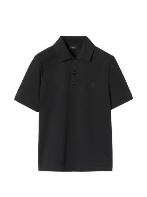 embroidery-detail polo shirt by GUCCI