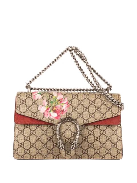 floral GG-pattern chain bag by GUCCI 