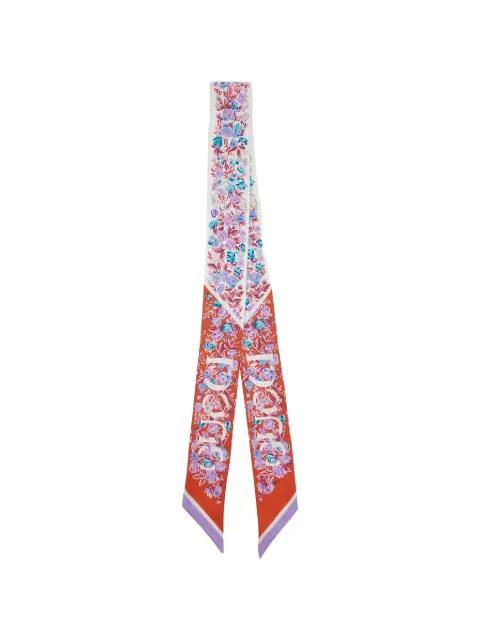 floral silk scarf by GUCCI