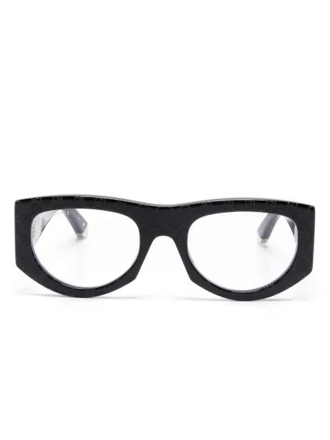 geometric-frame glasses by GUCCI