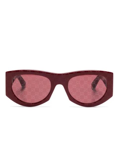 geometric-frame sunglasses by GUCCI