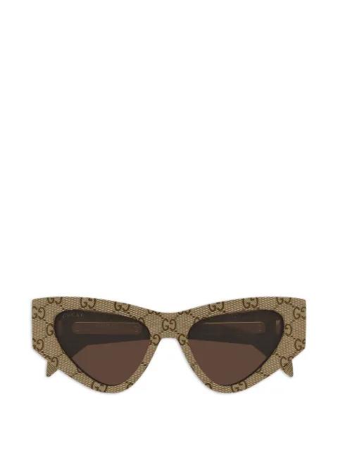 geometric-frame sunglasses by GUCCI