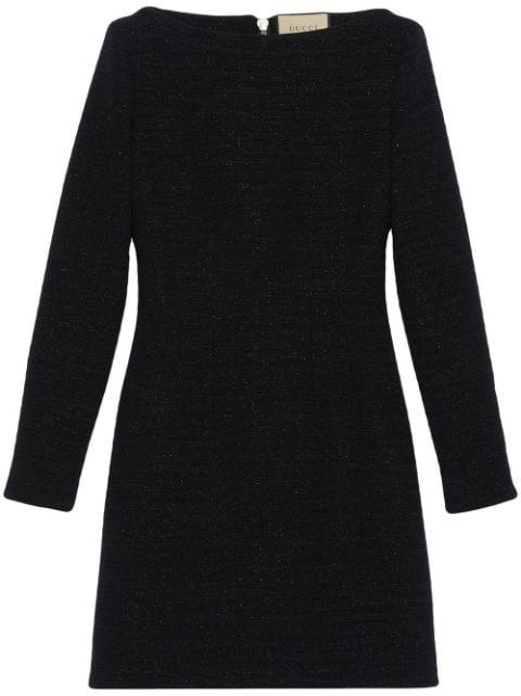 glittered tweed dress by GUCCI