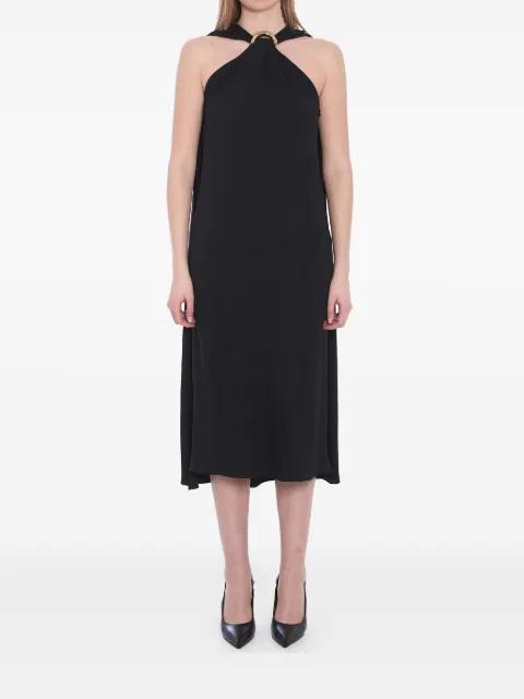halter-neck cape midi dress by GUCCI