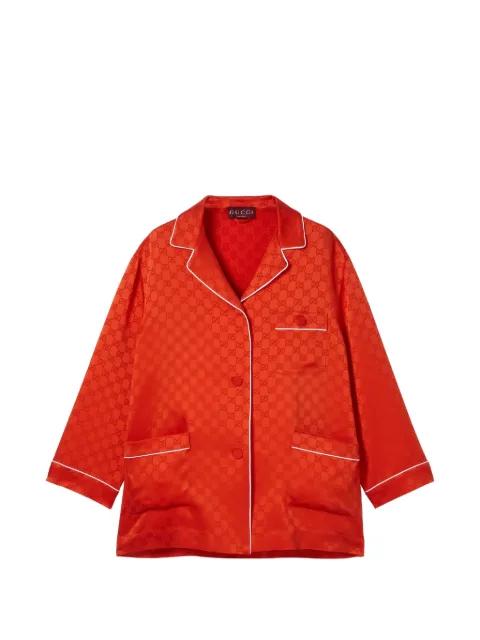 hammered GG shirt by GUCCI