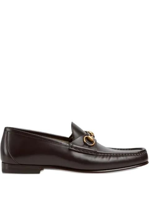 horsebit leather loafers by GUCCI