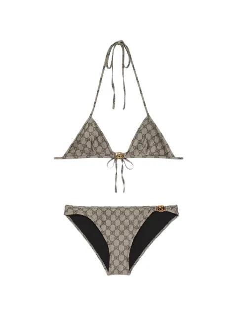 interlocking GG tie bikini by GUCCI