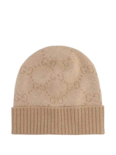 jacquard ribbed beanie by GUCCI