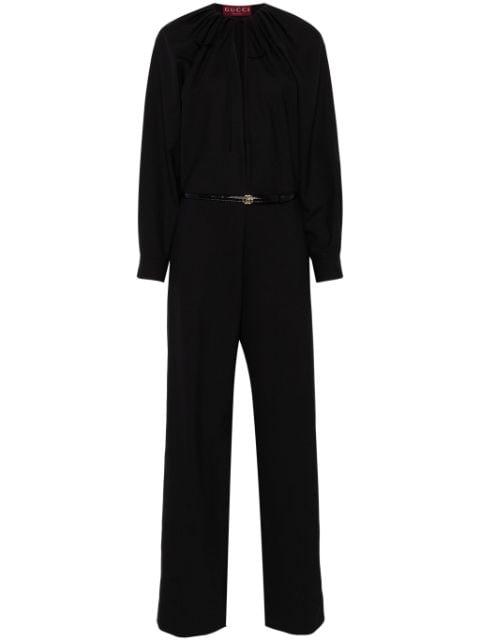 keyhole-neck jumpsuit by GUCCI