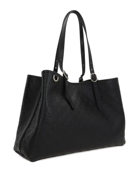 large GG Emblem tote bag by GUCCI