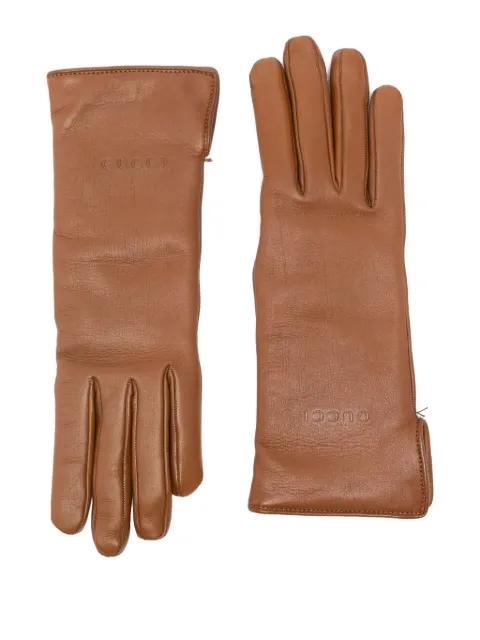 leather gloves by GUCCI