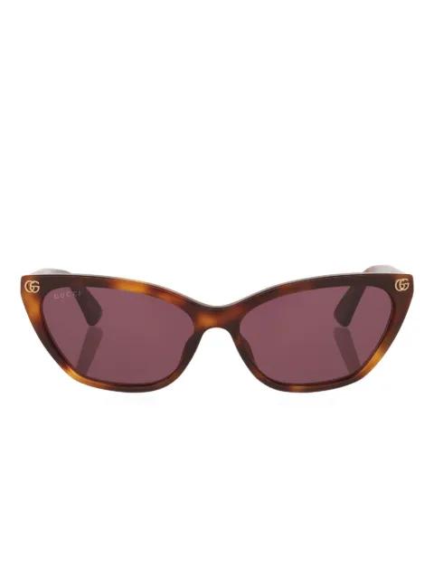logo-detail cat-eye sunglasses by GUCCI