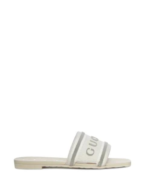 logo-detail sandals by GUCCI