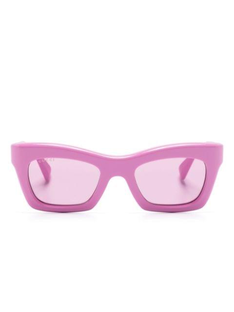 logo-detail square-frame sunglasses by GUCCI