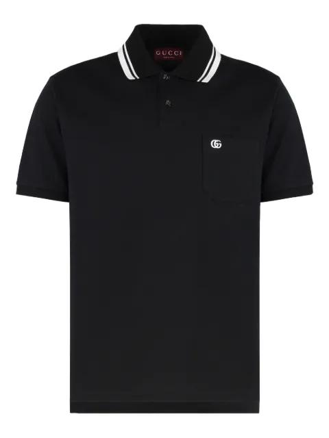 logo-embroidered polo shirt by GUCCI