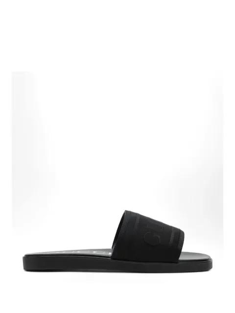 logo-embroidered slides by GUCCI