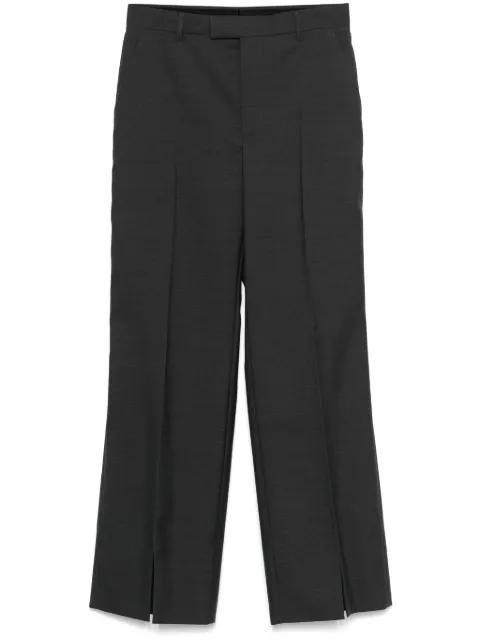 logo-embroidered straight-leg trousers by GUCCI
