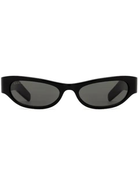 logo-engraved sunglasses by GUCCI