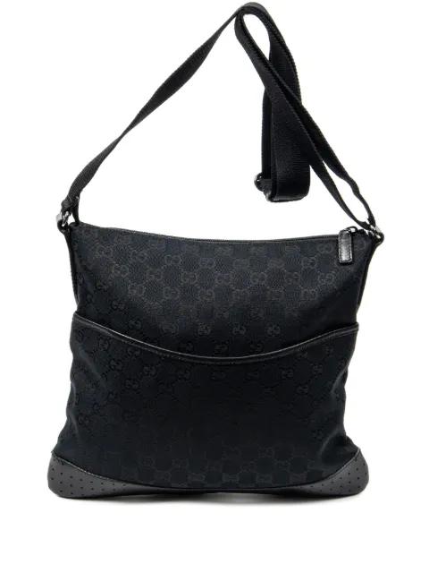 logo jacquard pre-owned shoulder bag by GUCCI 