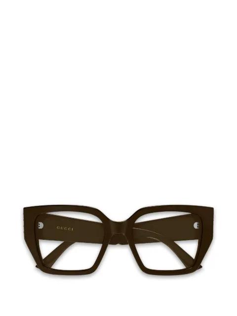 logo-lettering glasses by GUCCI