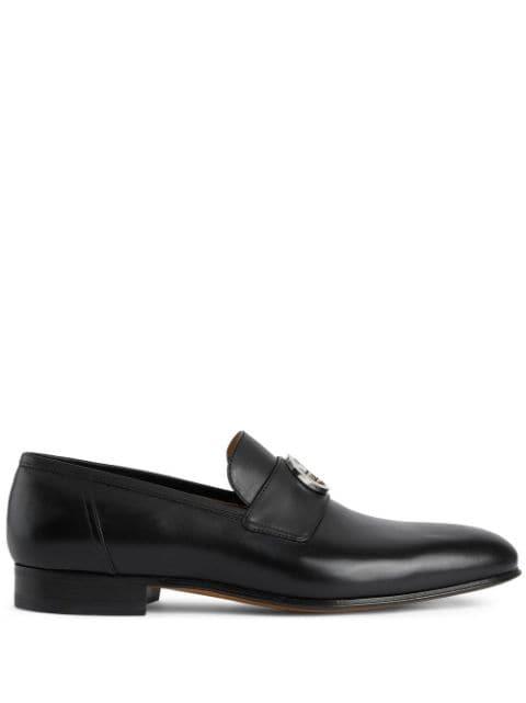 logo plaque loafers by GUCCI