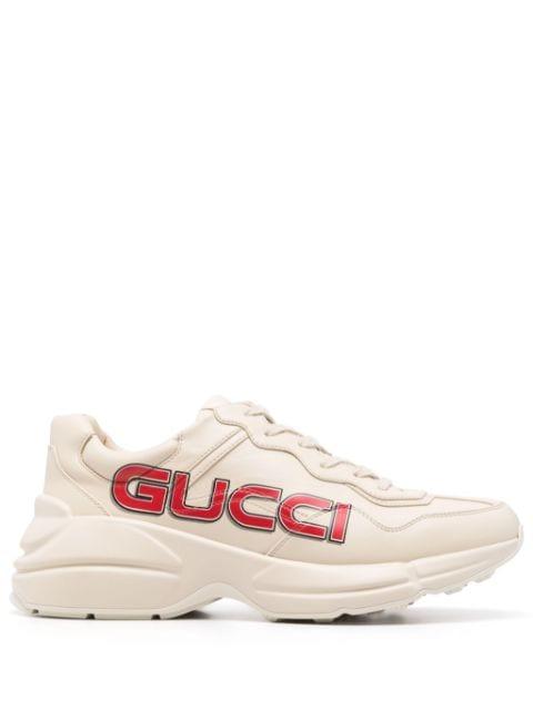 logo-print sneakers by GUCCI