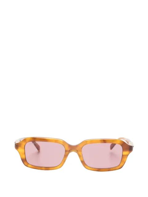 logo-rectangular sunglasses by GUCCI