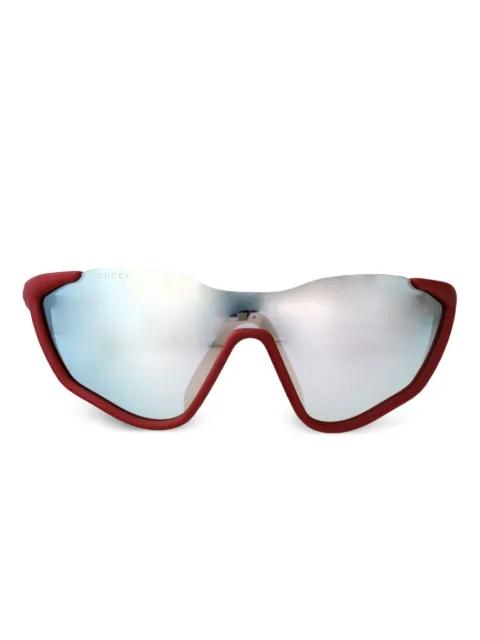 mask-shaped sunglasses by GUCCI