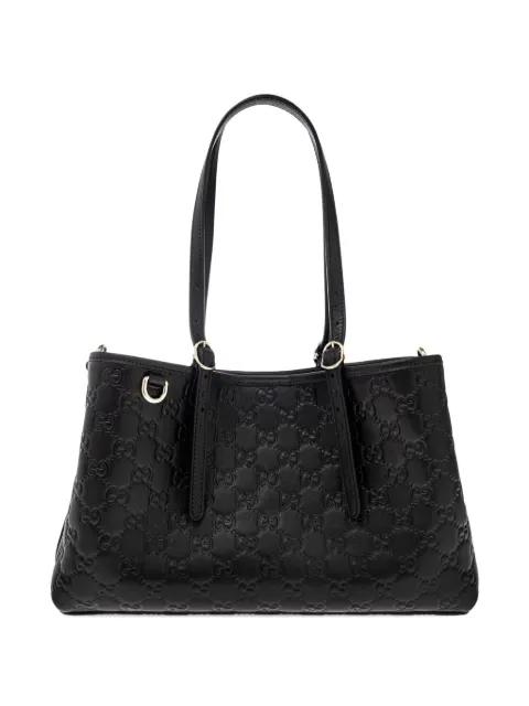 medium GG leather shoulder bag by GUCCI