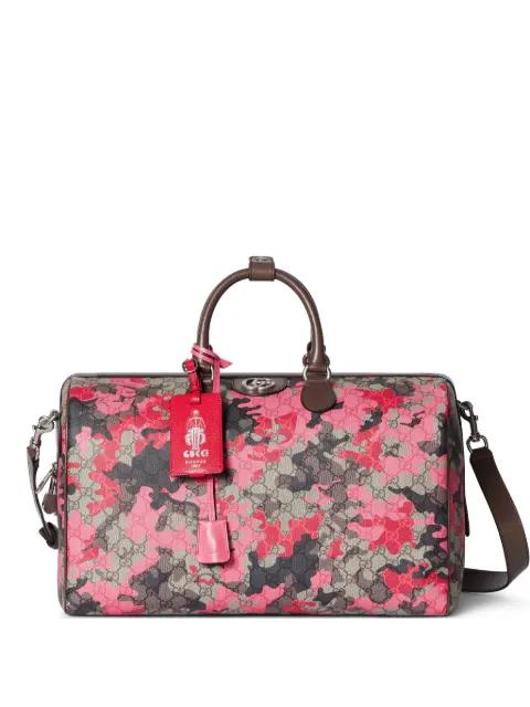 medium GG-pattern holdall bag by GUCCI