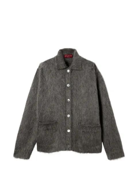 mohair-blend cardigan by GUCCI