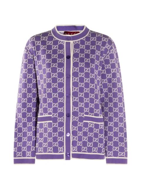 monogram pocket cotton cardigan by GUCCI