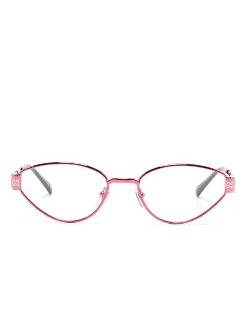 oval-frame glasses by GUCCI