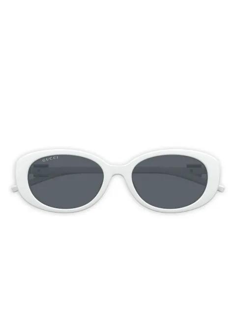 oval-frame sunglasses by GUCCI