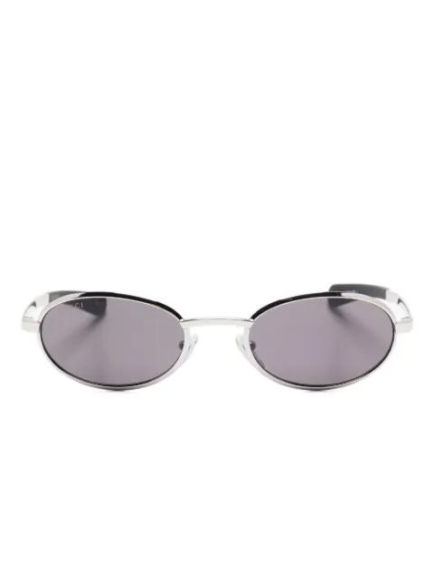 oval-frame sunglasses by GUCCI
