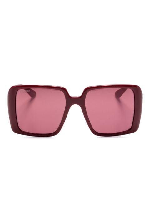 oversize-frame sunglasses by GUCCI