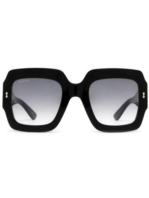 oversize-frame sunglasses by GUCCI