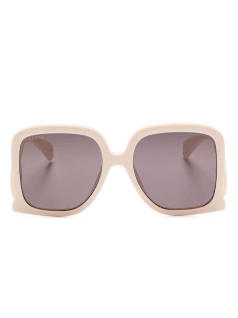 oversize-frame sunglasses by GUCCI
