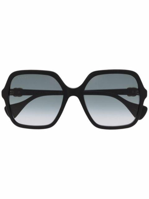 oversize-frame sunglasses by GUCCI