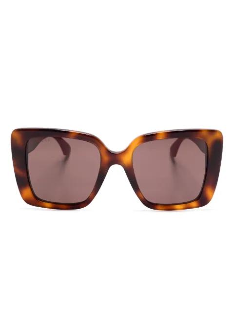 oversize-frame sunglasses by GUCCI